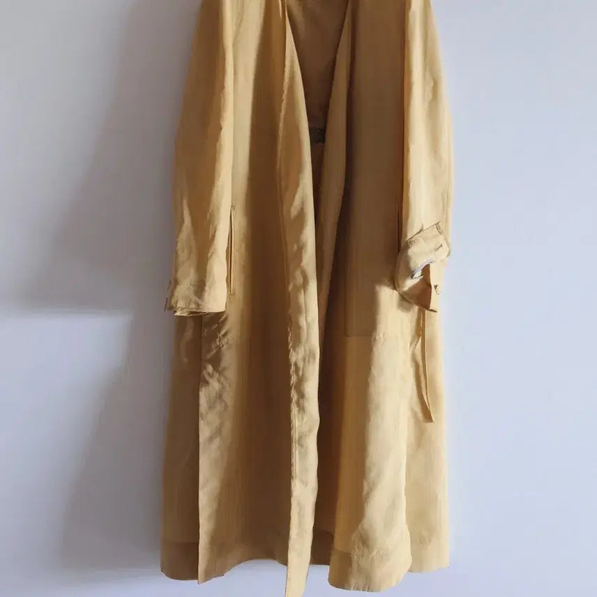 [BUNJANG] SYSTEM Pastel Yellow Long Cardigan / SYSTEM  봄/여름 롱 가디건