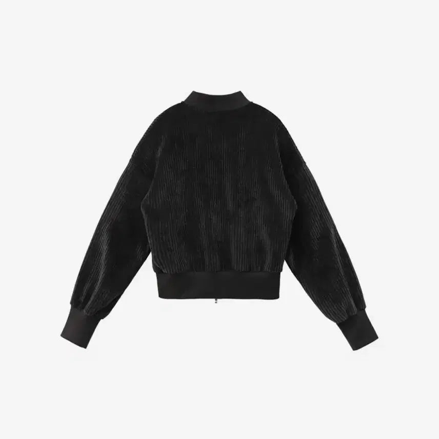 [BUNJANG] Trimming Bird Corduroy Velvet Zip-up (Charcoal) / 트리밍버드 코듀로이 벨벳 집업 (Charcoal)