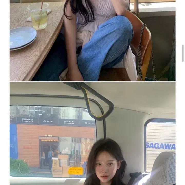 [BUNJANG] Leeds The Wish Vanessa Sleeveless Top / Leeds 더위시 스모크 바네사 슬리브리스 나시탑 블랙