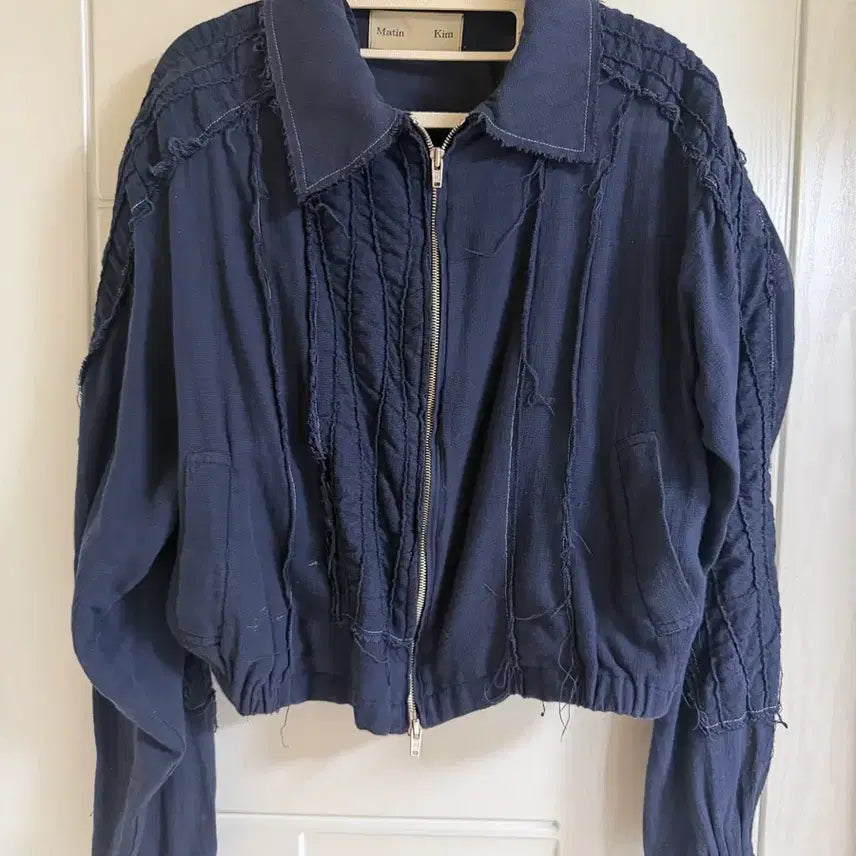 [SOLD OUT] 마뗑킴 빈티지 자켓 네이비