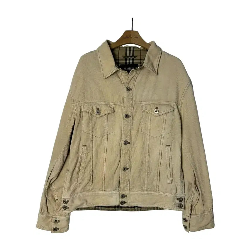 [BUNJANG] Burberry Black Label Corduroy Jacket / [Burberry] 버버리 블랙라벨 코듀로이 자켓