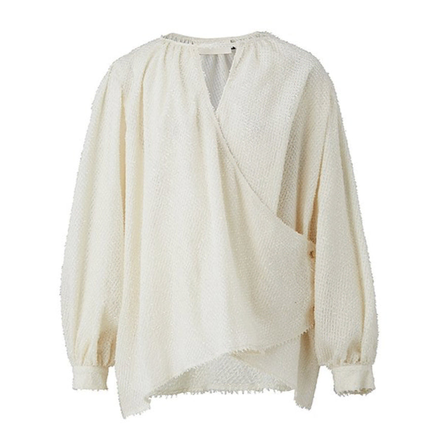 [BUNJANG] Wunderkammer Textured Blouse / 분더캄머 텍스쳐 블라우스