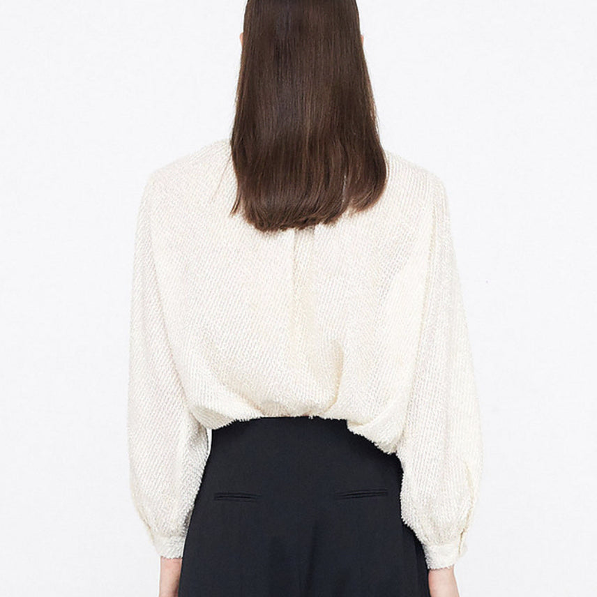 [BUNJANG] Wunderkammer Textured Blouse / 분더캄머 텍스쳐 블라우스