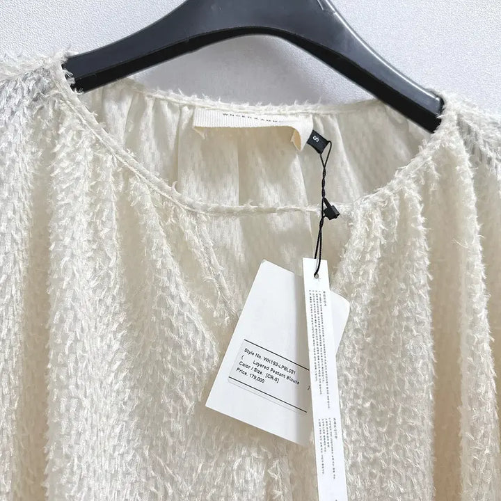 [BUNJANG] Wunderkammer Textured Blouse / 분더캄머 텍스쳐 블라우스