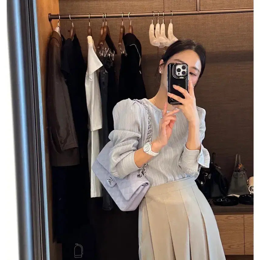 [BUNJANG] Freshlabel Ria Puff Blouse / 프레시라벨 리아 퍼프 블라우스
