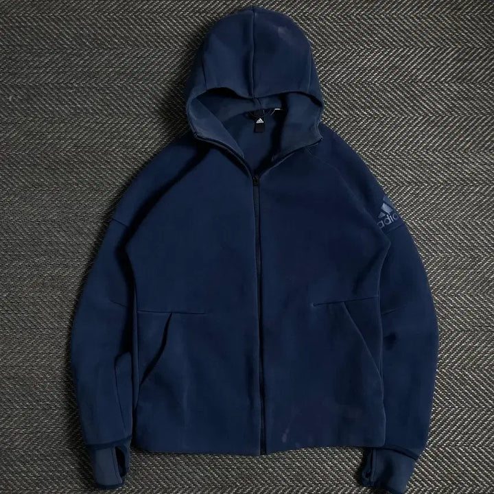 [BUNJANG] Adidas Z.N.E. Aeroready Hooded Zip-up Navy Jacket / 아디다스 Z.N.E. 에어로레디 후드집업 네이비y 4902