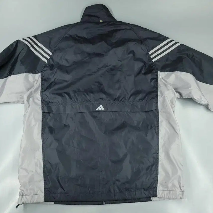 [BUNJANG] Adidas 90s Black Gray Raglan Mesh Tracksuit Set / 아디다스 90s 블랙 그레이 배색 로고 삼선 레글런 이너메쉬 올드스쿨 바