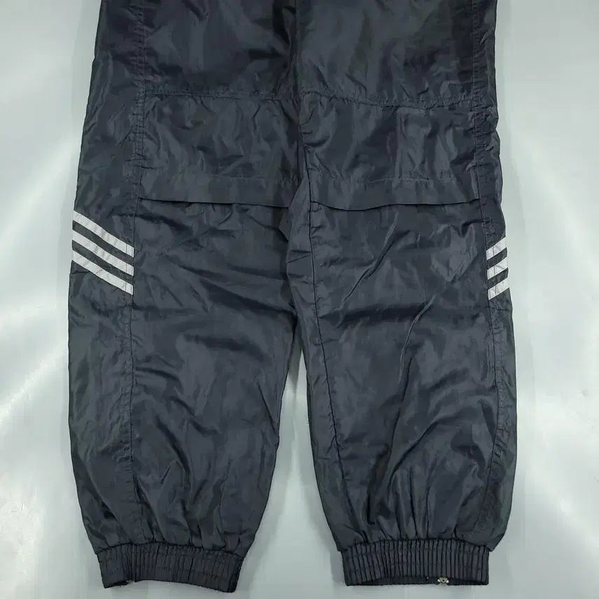[BUNJANG] Adidas 90s Black Gray Raglan Mesh Tracksuit Set / 아디다스 90s 블랙 그레이 배색 로고 삼선 레글런 이너메쉬 올드스쿨 바