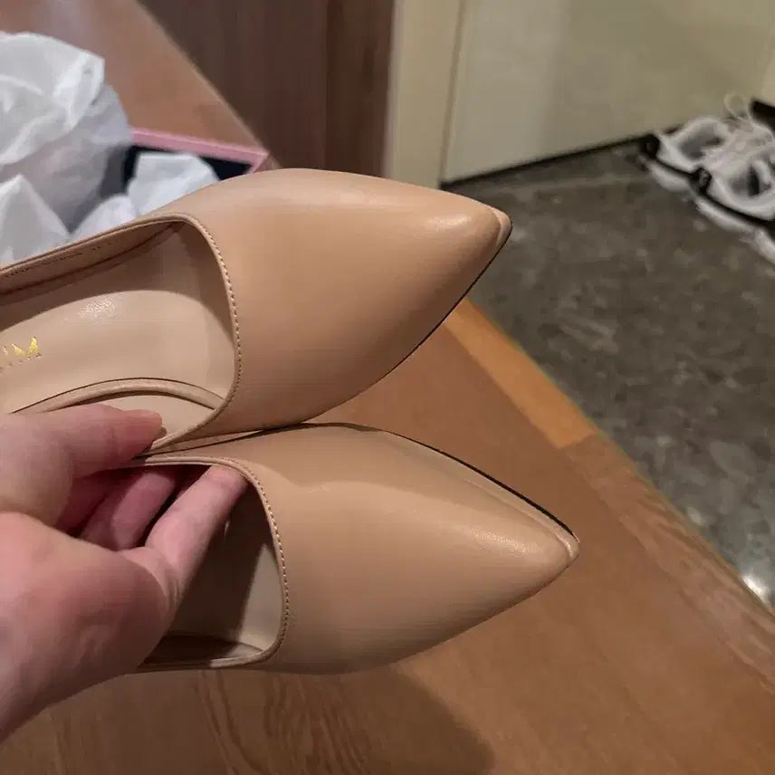 [BUNJANG] Jinny Kim J Platform Pumps 9cm - Beige/Black / 새상품) 지니킴 제이 플랫폼 펌프스 9cm 235 /베이지 블랙 2개 있