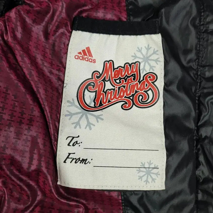 [BUNJANG] Adidas Hooded Duck Down Vest / 아디다스 반광 블랙 퍼플 배색 로고 J 커플 덕다운 오리털 후드 패딩조끼