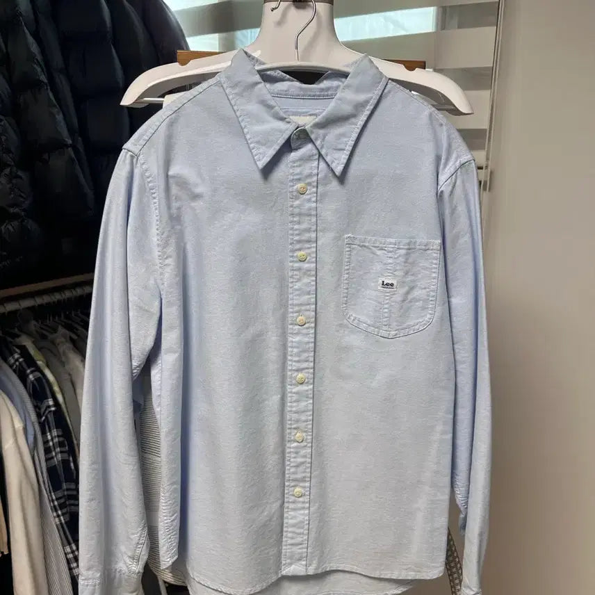 [BUNJANG] Lee Sky Blue Shirt / Lee 리 하늘색 셔츠