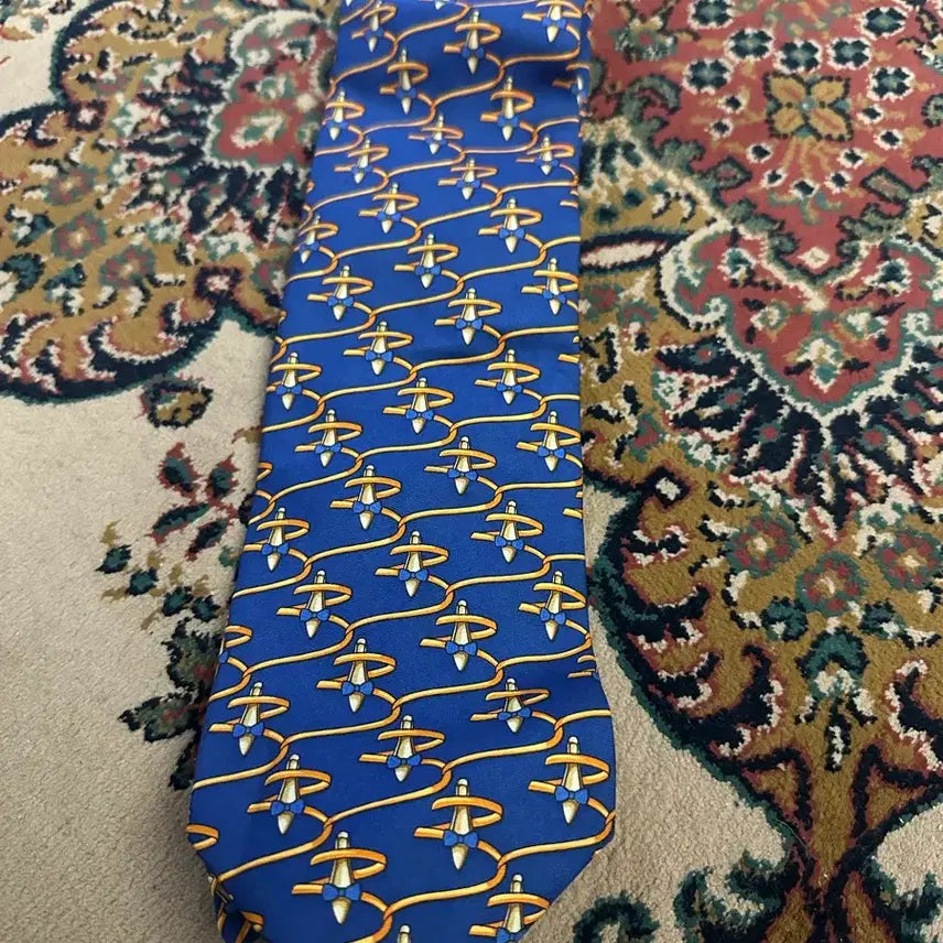 [BUNJANG] BALLY Silk Tie / 발리 BALLY 명품 넥타이 악세사리 (고정매듭 탈락/뒷면 매듭 탈락)