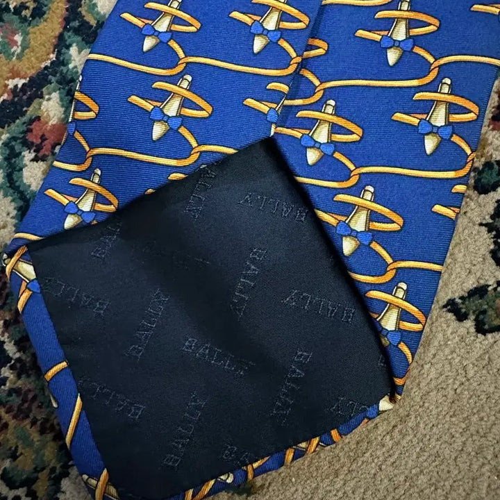 [BUNJANG] BALLY Silk Tie / 발리 BALLY 명품 넥타이 악세사리 (고정매듭 탈락/뒷면 매듭 탈락)