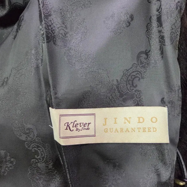 [BUNJANG] Jindo Klever Mink Hooded Half Coat / 진도 Klever 밍크 후드 하프 코트55~66