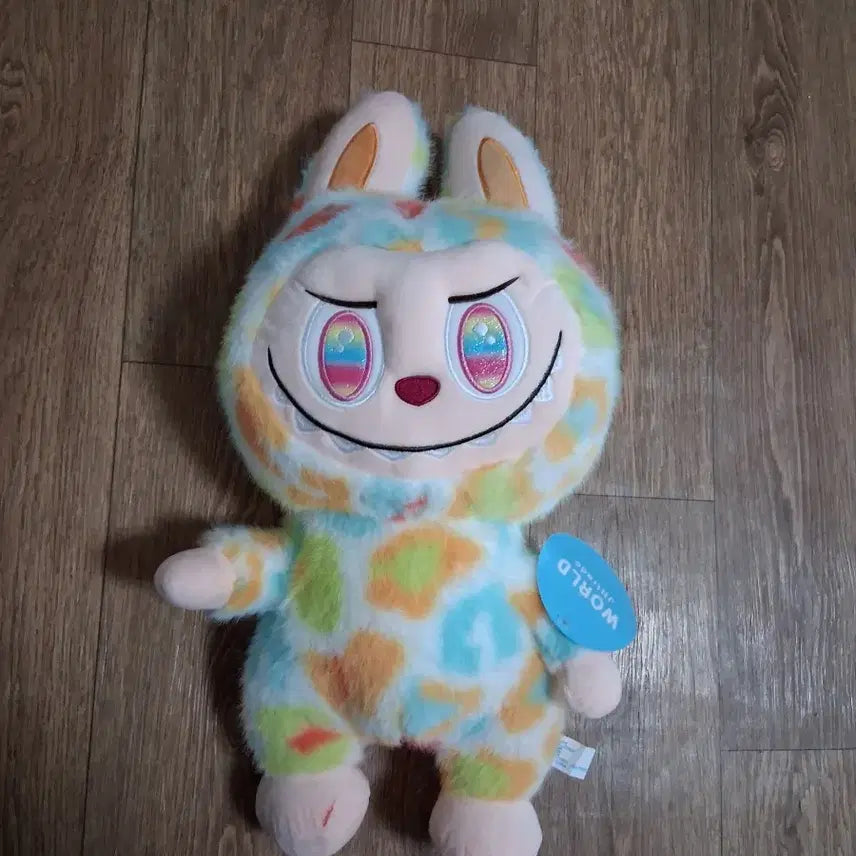 [BUNJANG] Rainbow Labubu Plush Doll 47cm / 레인보우 라부부 봉제인형47센티(무료배송)