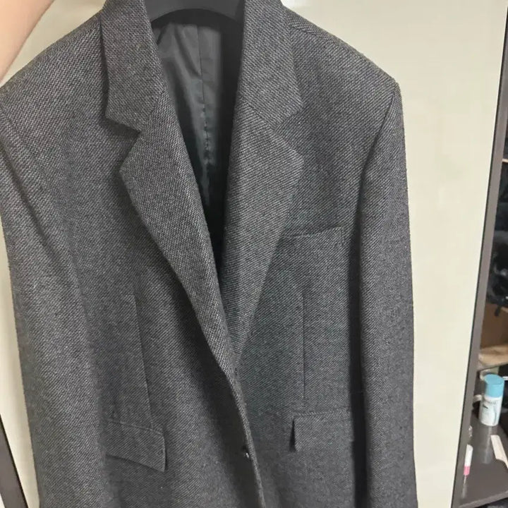 [SOLD OUT] 수아레 헤리티지 블레이저 홈스펀블랙 xl