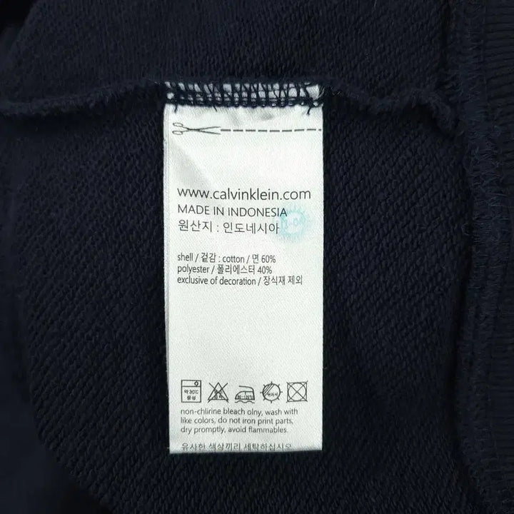 [BUNJANG] Calvin Klein Performance Cotton Blend Color Block Logo T-shirt / 캘빈클라인 퍼포먼스 네이비 블랙 카키 배색 스펠아웃 박스로고 코튼블렌드