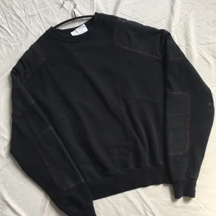 [BUNJANG] Maison Mineed Stitch Sweatshirt / 메종 미네드 스티치 맨투맨