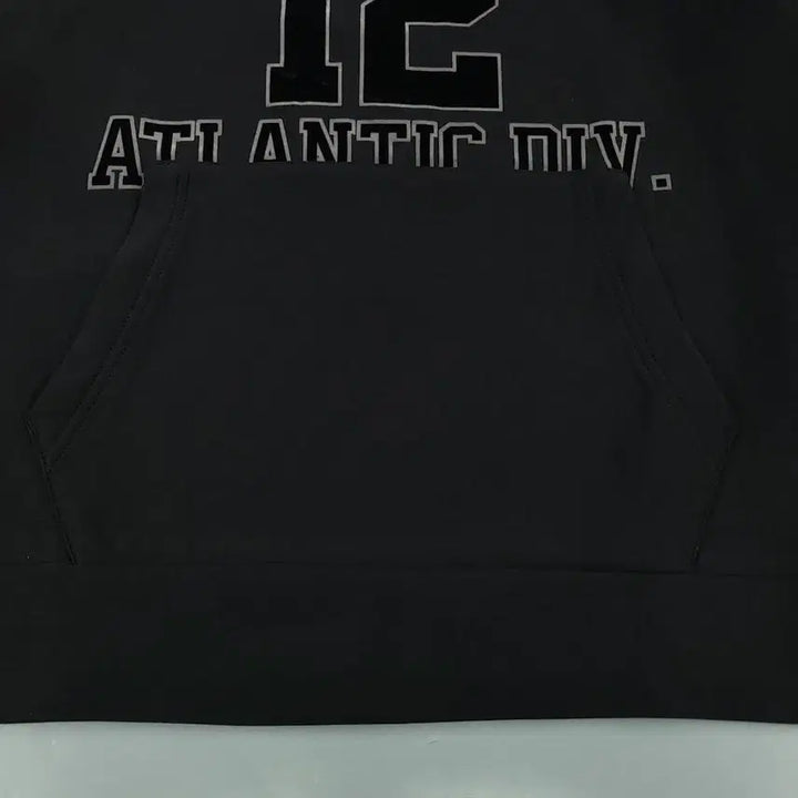 [BUNJANG] NBA Brooklyn Nets Kangaroo Pocket Sweatshirt / NBA 엔비에이 블랙 그레이 배색 브루클린 네츠 캥거루포켓 맨투맨 티셔츠