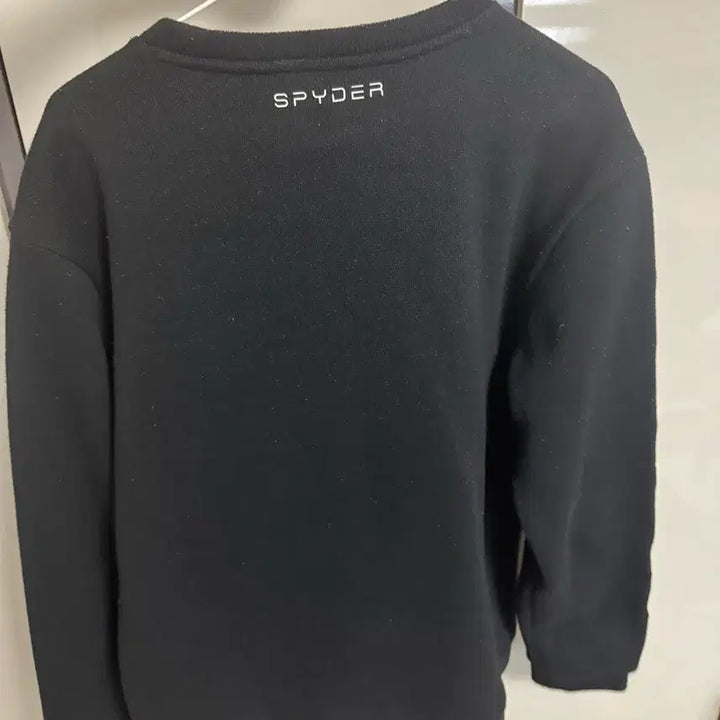 [BUNJANG] Spider Black Fleece Knit XXL / 스파이더 블랙 기모 니트 xxl