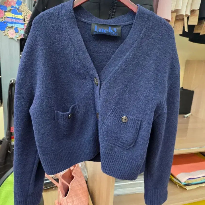 [BUNJANG] Lucky Chouette Knit Cardigan / 럭키슈에트 니트 가디건