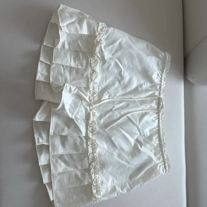 [BUNJANG] Grove White Pleated Skirt / 그로브 화이트 주름 치마