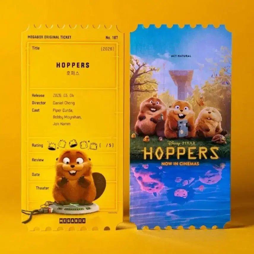 [BUNJANG] Megabox Hoppers Original Ticket / 메가박스 호퍼스 오티 오리지널 티켓