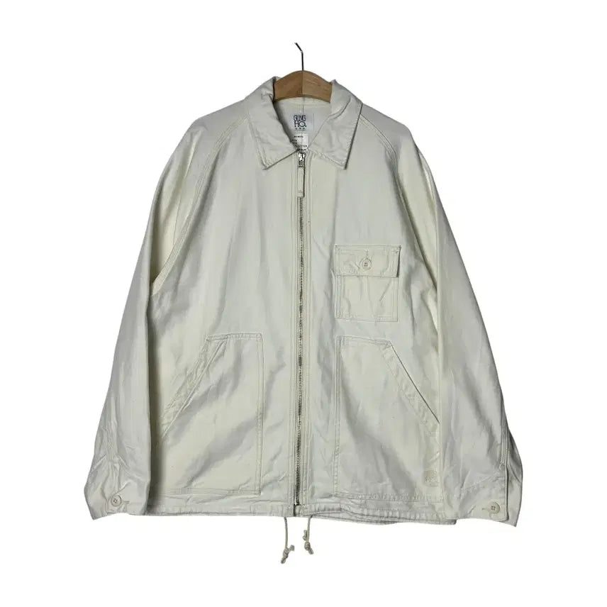 [BUNJANG] GUNG HO White Work Jacket / [GUNG HO] 궁호 화이트 워크자켓