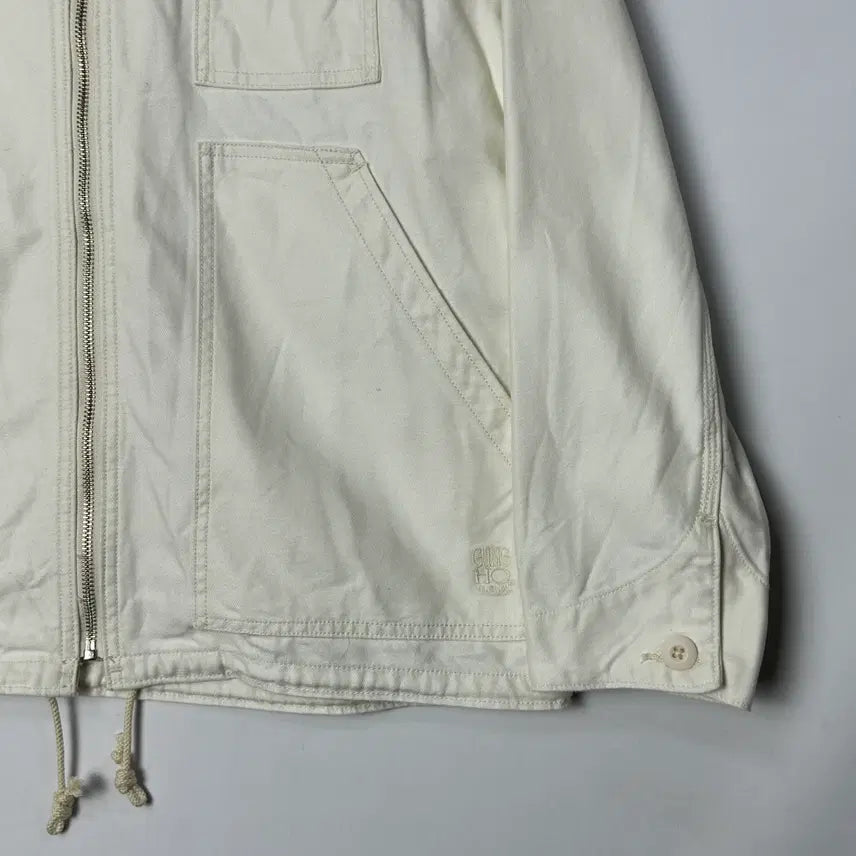 [BUNJANG] GUNG HO White Work Jacket / [GUNG HO] 궁호 화이트 워크자켓