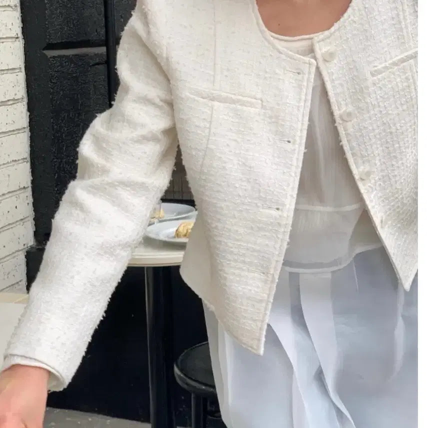 [BUNJANG] London Lace Tweed Jacket / 런던레이스 드엘 트위드자켓