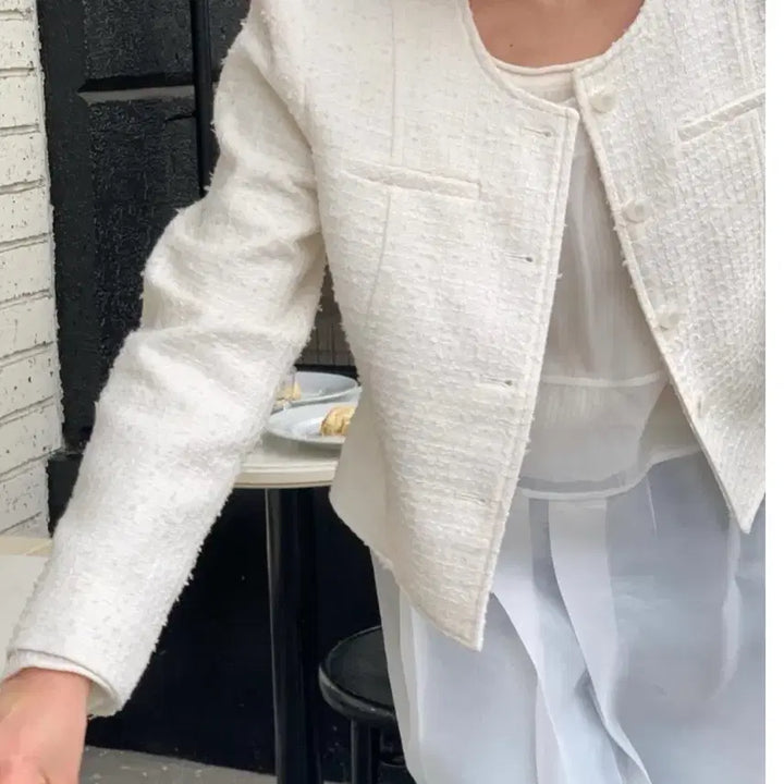 [BUNJANG] London Lace Tweed Jacket / 런던레이스 드엘 트위드자켓