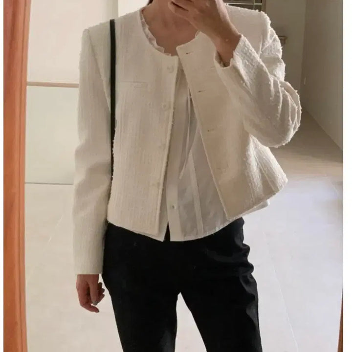 [BUNJANG] London Lace Tweed Jacket / 런던레이스 드엘 트위드자켓