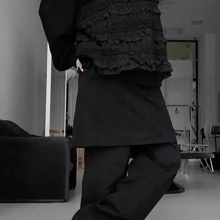 [BUNJANG] Nice Ghost Club Sweat Layered Pants / 나이스고스트클럽 스웻레이어드팬츠