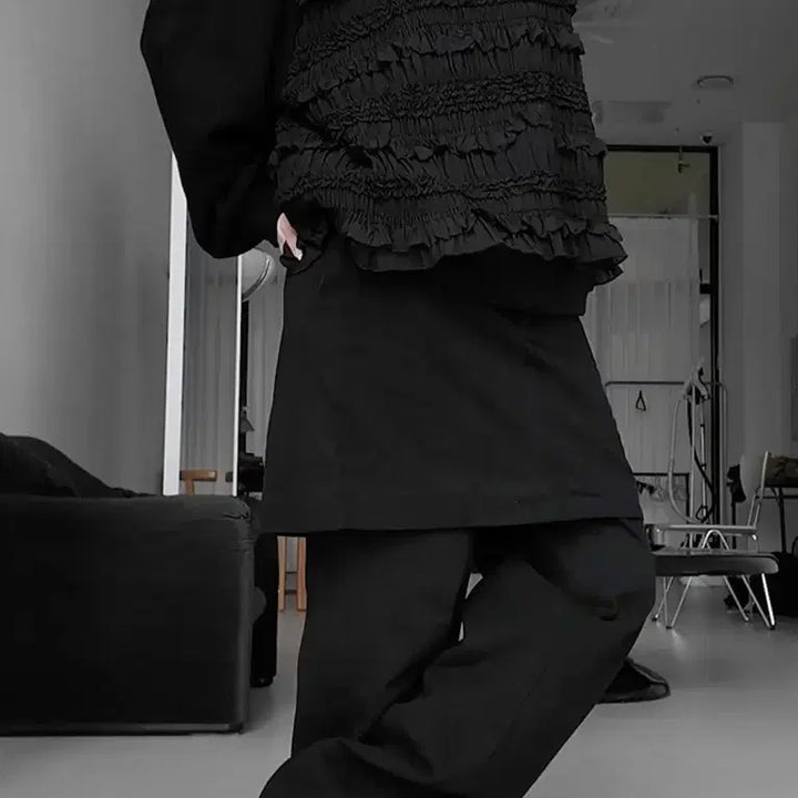 [BUNJANG] Nice Ghost Club Sweat Layered Pants / 나이스고스트클럽 스웻레이어드팬츠
