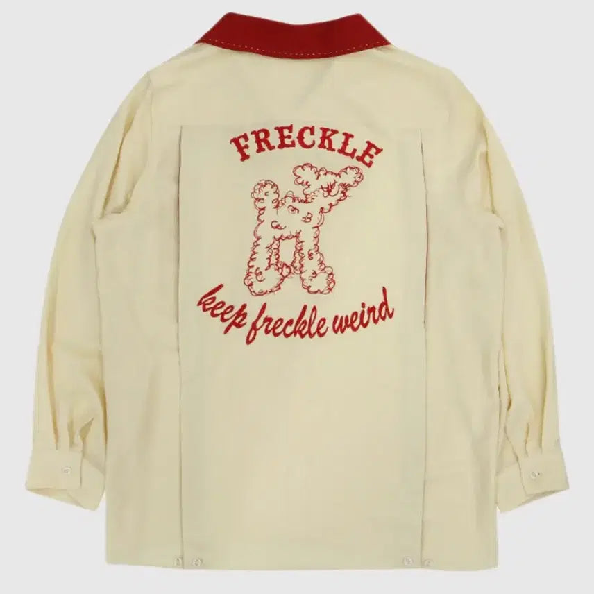 [BUNJANG] Freckle Bowling Shirt - Yellow / 새상품/프레클 bowling shirt in yellow