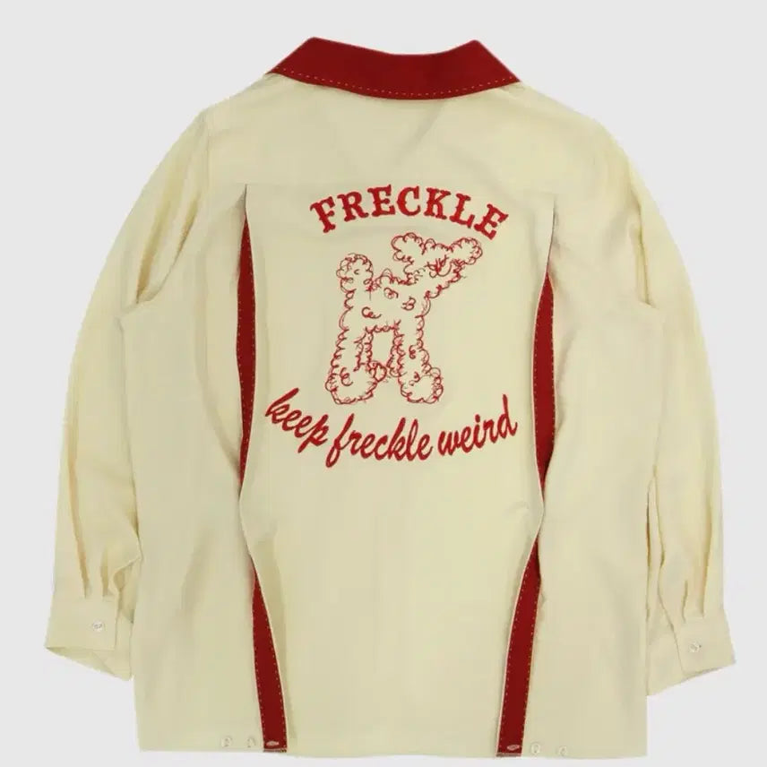 [BUNJANG] Freckle Bowling Shirt - Yellow / 새상품/프레클 bowling shirt in yellow