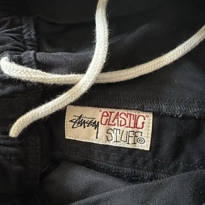 [BUNJANG] Stussy Airbrush Icon Beach Pants Black / 스투시 에어브러쉬 아이콘 비치 팬츠 블랙