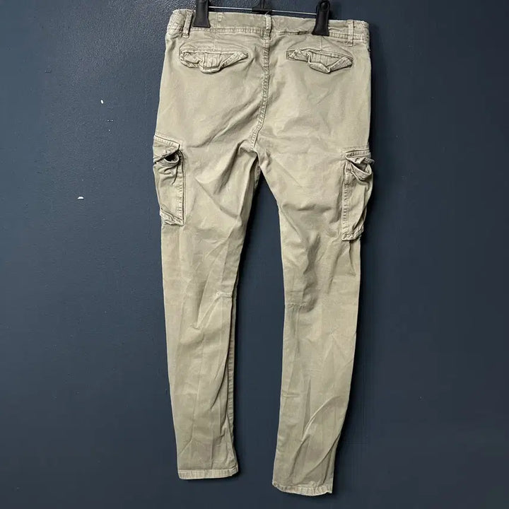 [BUNJANG] 31 Cibilia Light Beige Slim Cargo Pants / 31 시빌리아 라이트베이지 슬림 카고 팬츠