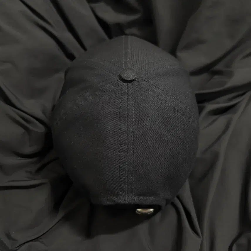 [BUNJANG] Celine Cotton Baseball Cap Black / [L] 셀린느 코튼 베이스볼 캡 블랙