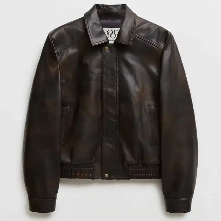 [BUNJANG] Elmood Hector Goat Leather Blouson / [44] 엘무드 헥터 고트 레더 블루종