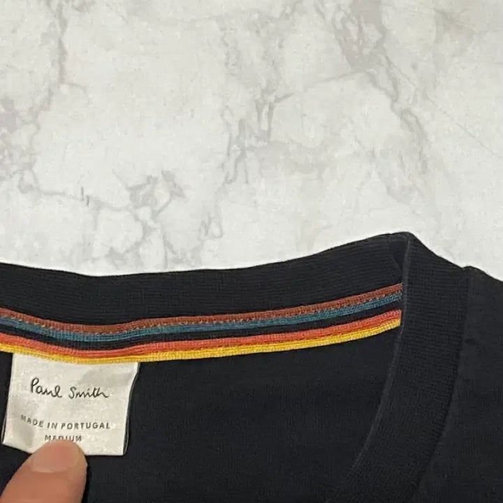 [BUNJANG] Paul Smith Black Printed Short Sleeve T-shirt / 폴스미스 블랙 프린팅 반팔 티셔츠 105 사이즈