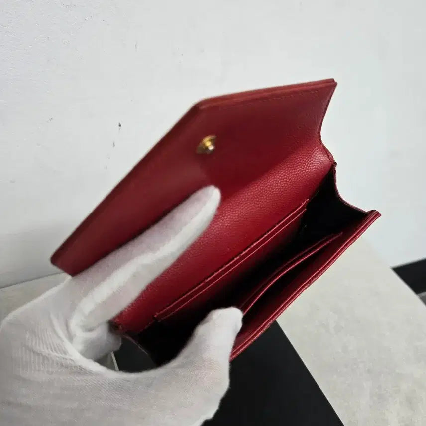 [BUNJANG] Yves Saint Laurent Envelope Bifold Wallet / [보증서 정품] 입생로랑 엔벨로프 반지갑
