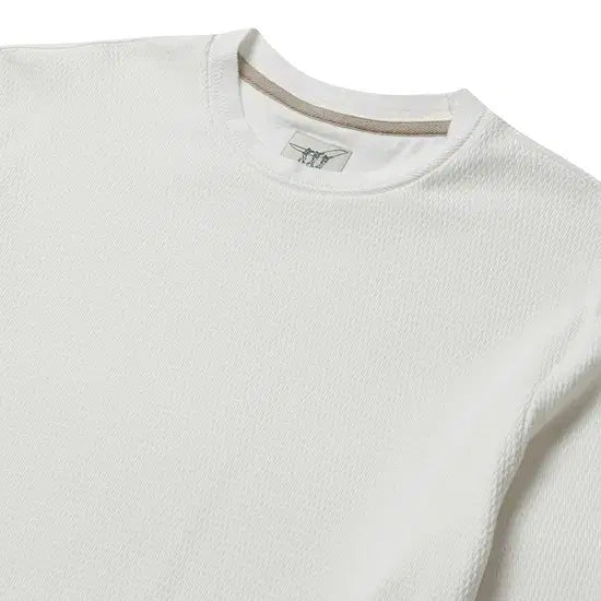 [BUNJANG] Henry Cotton Round Knit T-shirt / 헨리코튼 잔조직 라운드 티셔츠 새제품