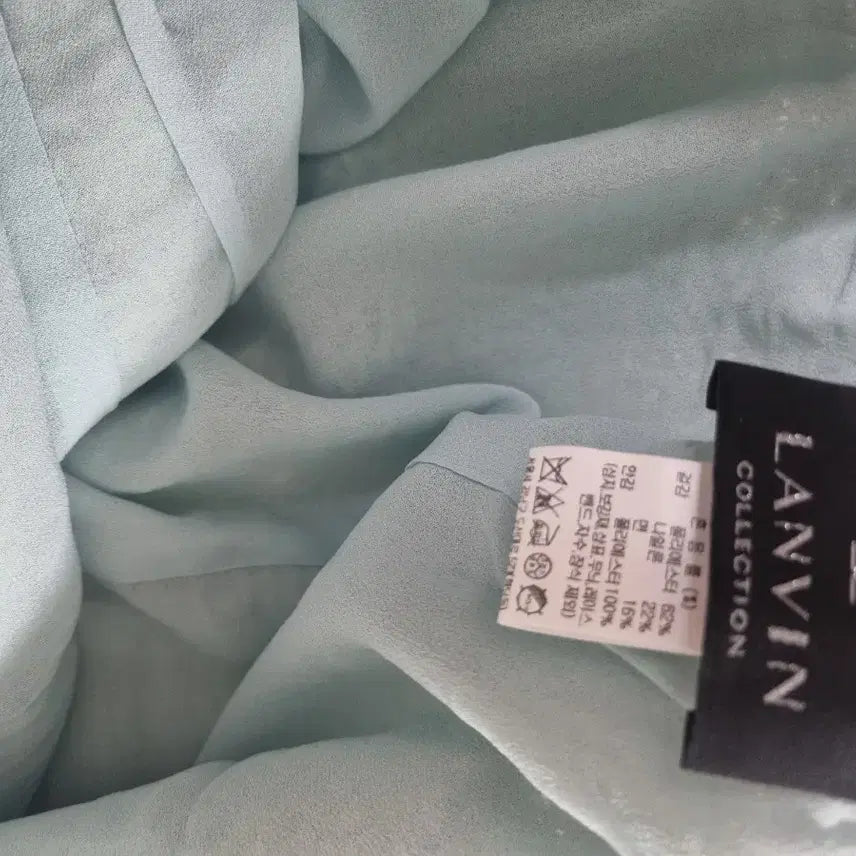 [BUNJANG] Lanvin Tweed Wide Pants Sky Blue / 랑방트위드 와이드 팬츠 스카이블루