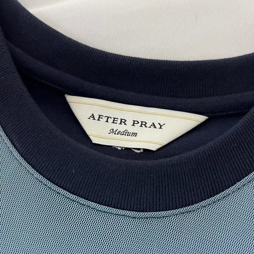 [BUNJANG] Afterpray Full Print Mesh Short Sleeve Shirt / M) 애프터프레이 반팔 풀 프린트 메쉬
