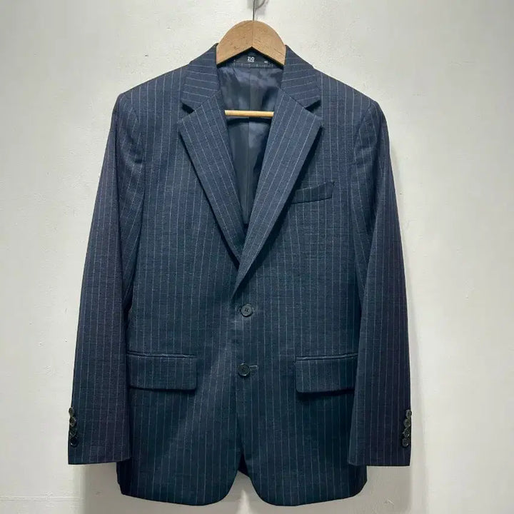 [BUNJANG] ZIOZIA Striped Suit Jacket / ZIO 지오지아 스트라이프 정장 자켓 100사이즈