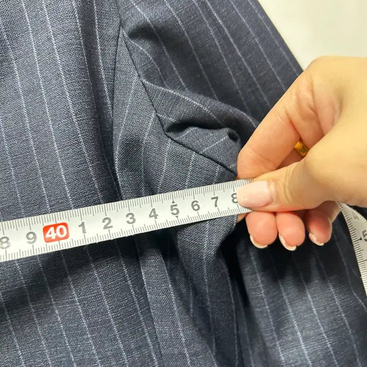 [BUNJANG] ZIOZIA Striped Suit Jacket / ZIO 지오지아 스트라이프 정장 자켓 100사이즈