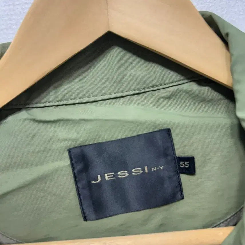 [BUNJANG] JESSICA Khaki Green Field Jacket (Size 55) / JESSICA 카키색 야상 점퍼 55사이즈