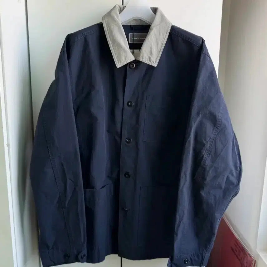 [BUNJANG] Walswild Movement Washed Work Jacket Navy XL / 월스와일 무브먼트 워시드 워크 자켓 네이비 xl