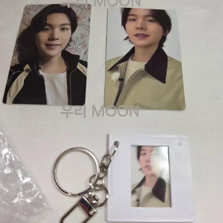 [BUNJANG] BTS Suga Photocard + Keyring Set / 방탄소년단 아리랑 Arirang 슈가 윤기 포토카드 + 키링 세트